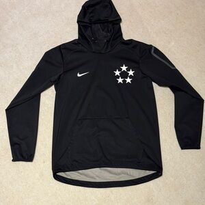 NIKE Men's Windbreaker Jacket Small Field General 5 Star Fly Rush Pullover H2O